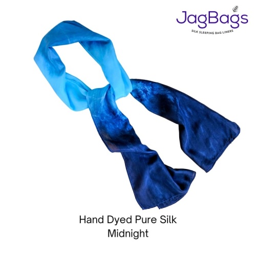 JagBag Long Silk Scarf - Midnight